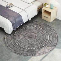 nordic style round carpets for living room modern computer chair mat bedroom area rug child play floor mat rugs and carpet home