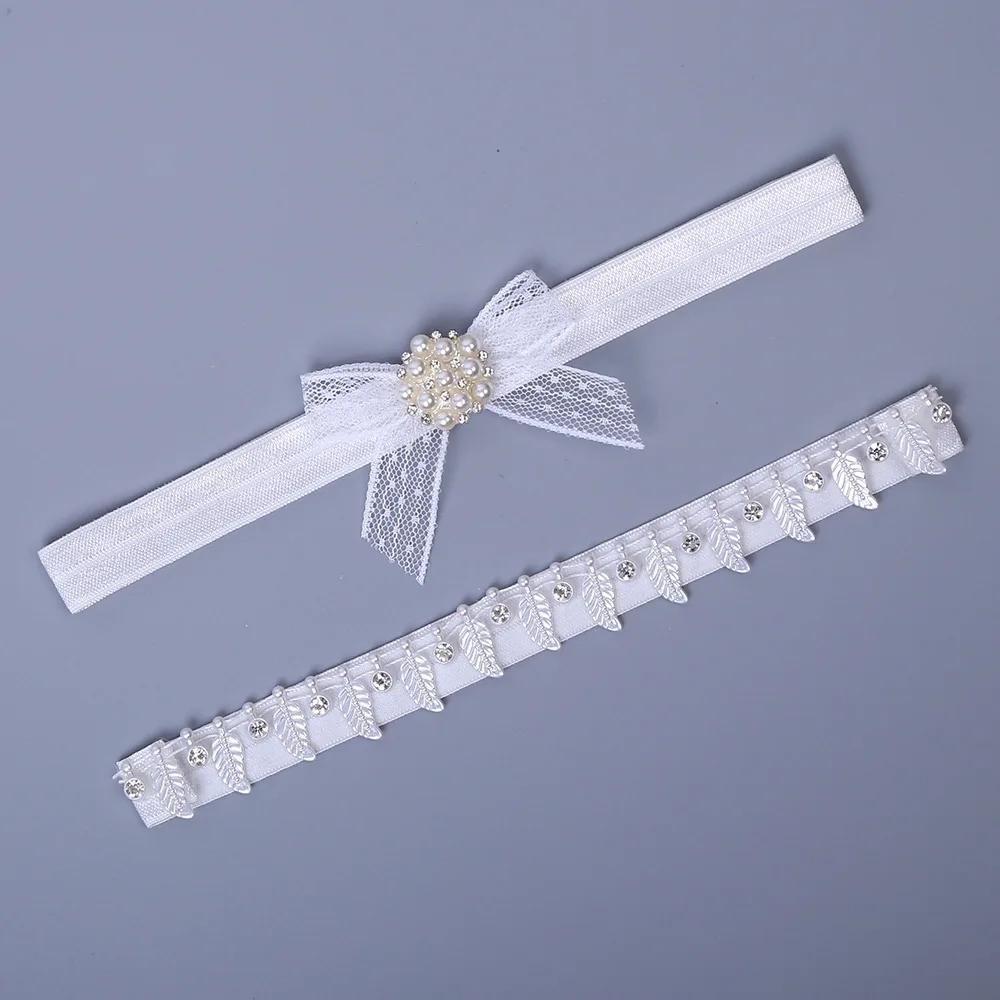 

Beautiful Wedding Garter Rhinestone gem Beading white Garter for Women/Female/Bride Keepsake Thigh Ring Bridal Leg Garter