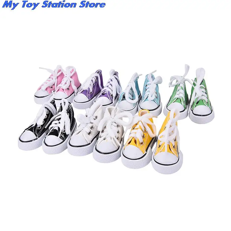 Текстильные ботинки 7 5 см разных цветов для шарнирных кукол 1/4 мини-кукол 16 дюймов