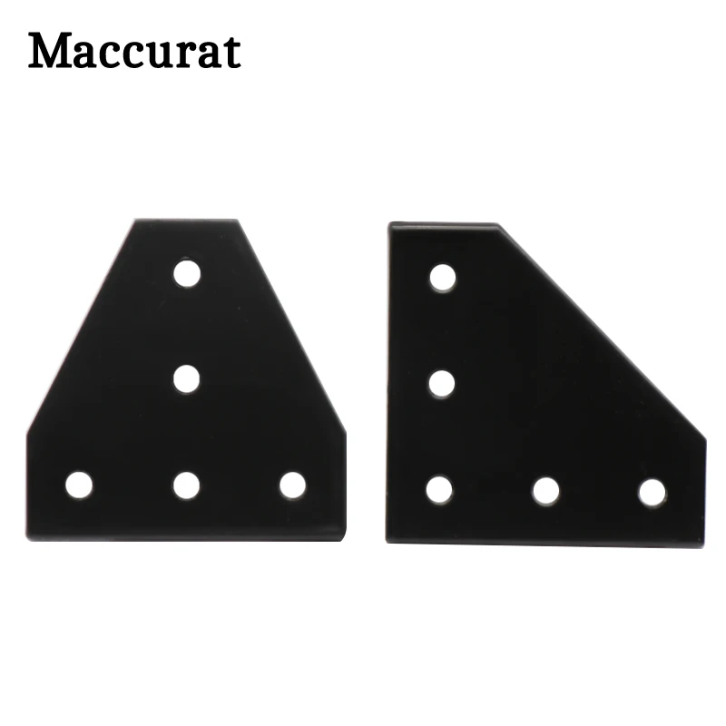 

5 Holes 90 Degree Joint Board Plate Corner angle Bracket Connection Joint strip for 2020 Aluminum Profile 3d printer parts