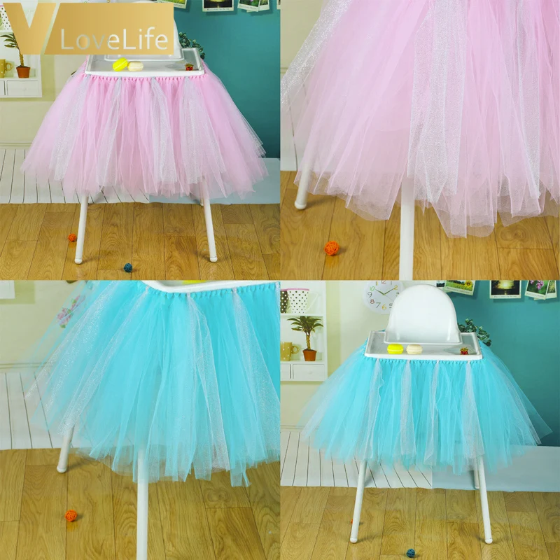 Платье-пачка Тюлевая &quotюбка&quot на стол Baby Shower аксессуары 39 &quotx 13 8&quot накидки