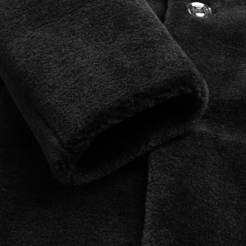 100% шерстяное пальто зимняя мужская куртка из натуральной овчины куртки с