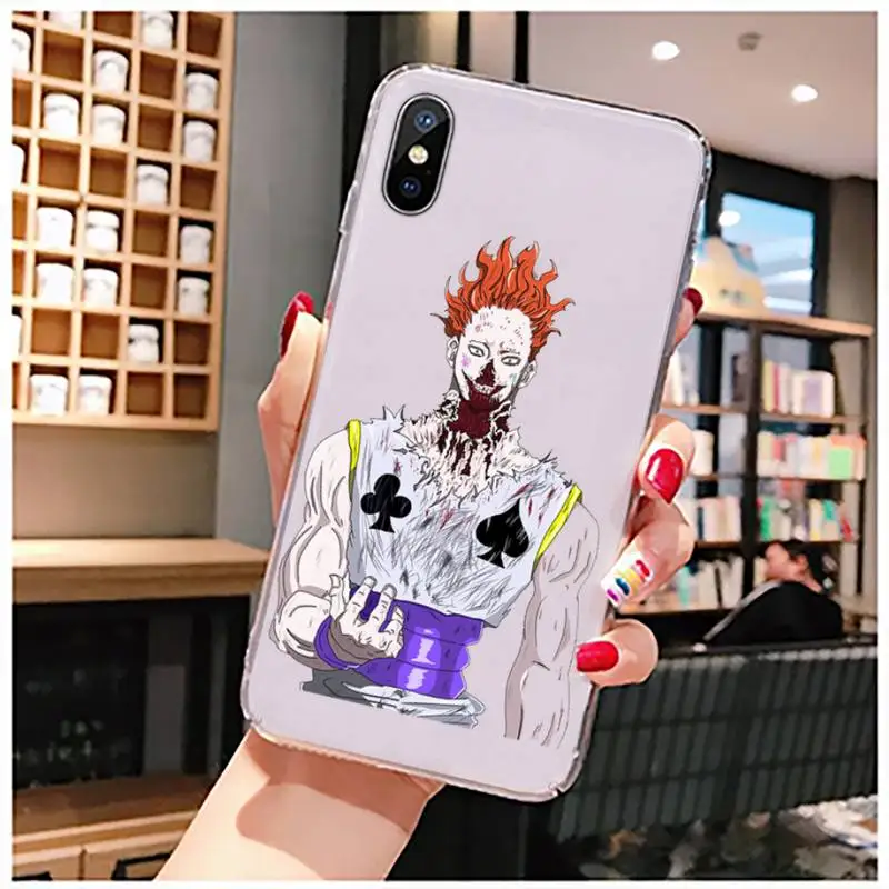 

Hunter x Hunter 3 HXH Anime Hisoka Morow Phone Case Transparent for iPhone 11 12 mini pro XS MAX 8 7 6 6S Plus X 5S SE 2020 XR