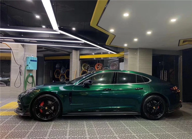 Передняя Задняя сторона юбка выступ Спойлеры для Porsche Panamera 971 Turbo бампер диффузор спойлер из углеродного волокна