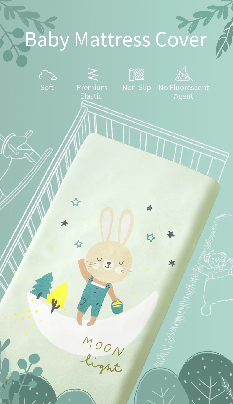 BabyGreat/простыни для новорожденных; мягкие матрацы для малышей; приятные для кожи; с рисунком; Детские простыни; постельные принадлежности