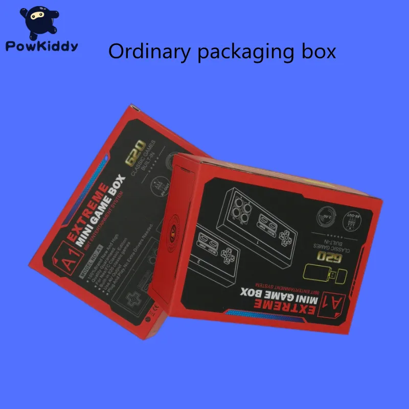 

POWKIDDY HDMI TV game console Mini new doubles game wireless handle Home NEST card game console