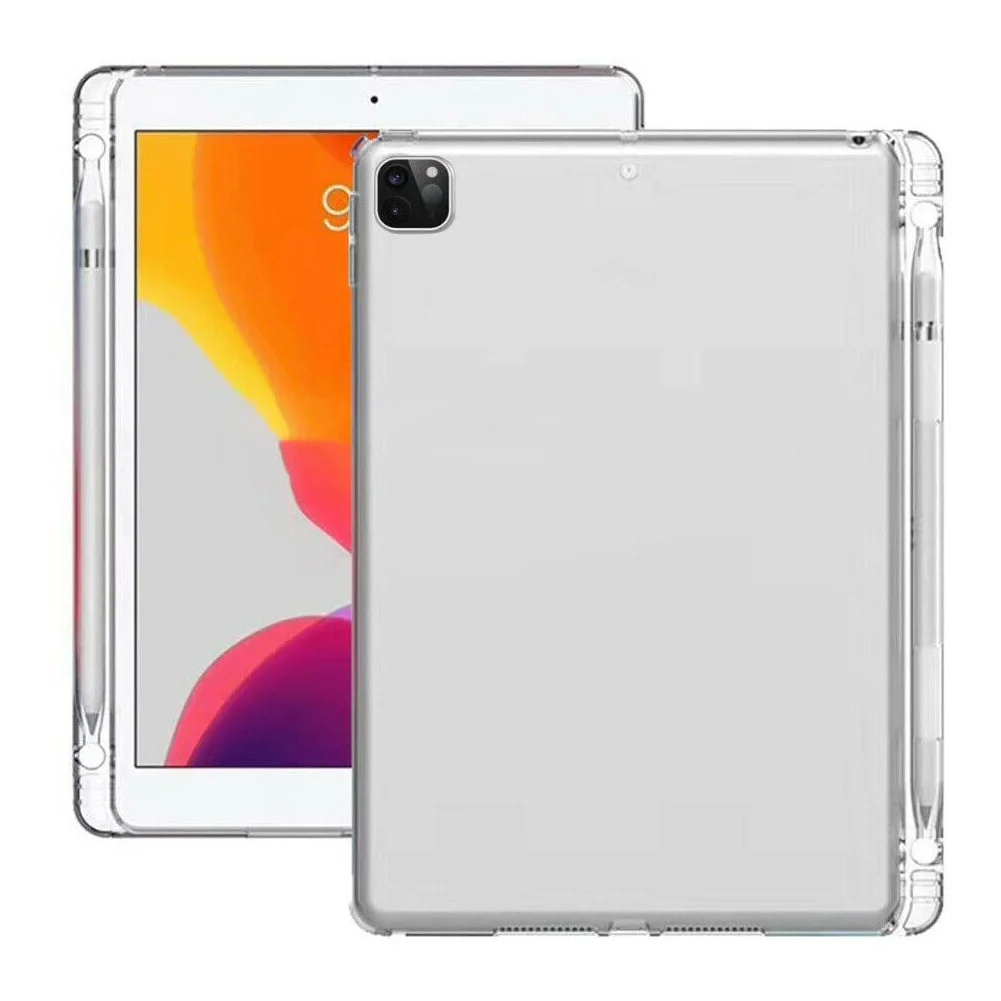 Прозрачный чехол из ТПУ для iPad Pro 12 9 2020 2018 чехол-карандаш с защитой от пыли и