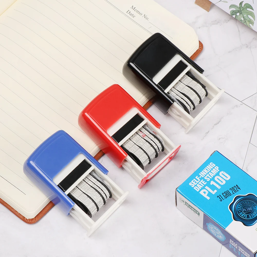 1 шт. Чернильный Штамп для даты саморассеивающиеся электронные уплотнения
