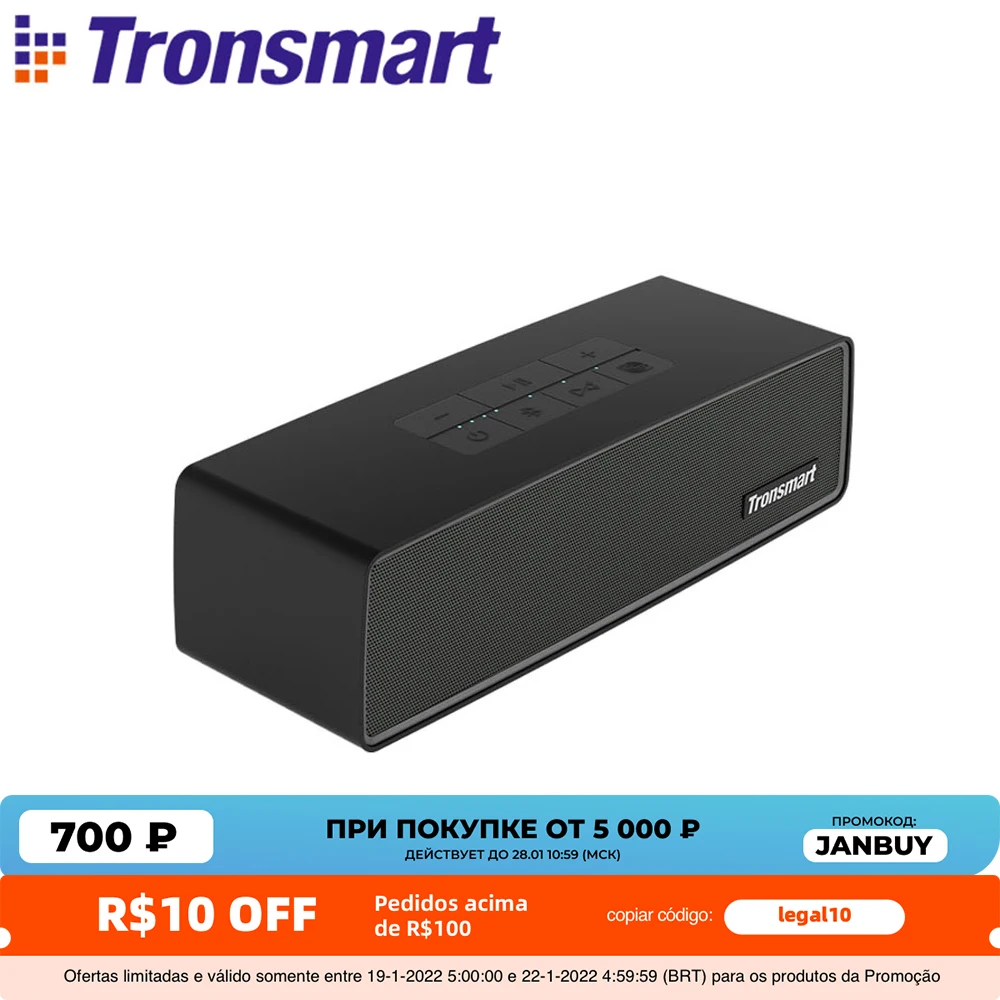 

Tronsmart Studio Bluetooth динамик 30 Вт металлический беспроводной динамик с HiFi аудио без потерь, алюминиевый внешний вид, 100 динамиков s Сопряжение