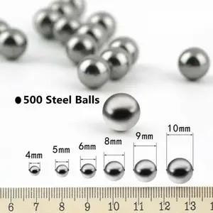 Bicicleta de bola de acero de piezas de recambio provisto de 4mm 5mm 6mm 8mm 9mm 10mm-plata-4 Bicicleta de bola de acero de piezas de recambio provisto de 4mm 5mm 6mm 8mm 9mm 10mm-plata-4