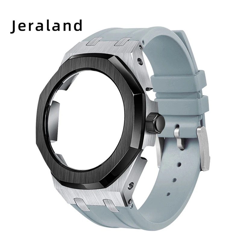 

GA2100 GA2110 Stainless Steel Metal Case Rubber Strap Band for Jeraland with Modification Tools