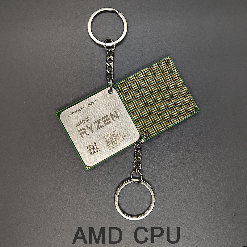 Лазерная гравировка Процессор цепочка для ключей DIY Сплошной Цвет с узором на