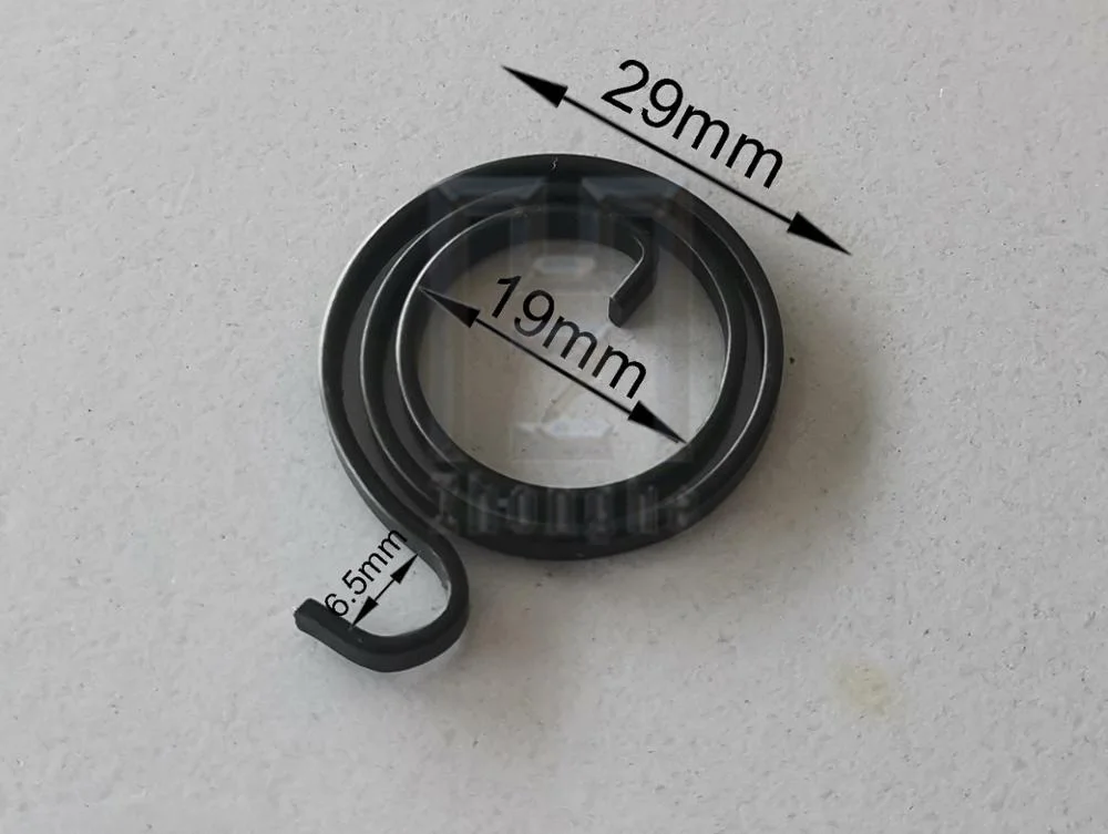 Изготовление на заказ пружинная сталь для дверных ручек с черным покрытием