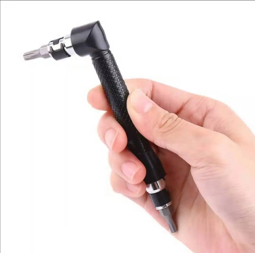 

11 in 1 L-shape Iron Hex Socket Wrench Screwdriver Set 1/4" Double End Tubular Angled Spanner Perforated Hand Repair Tool