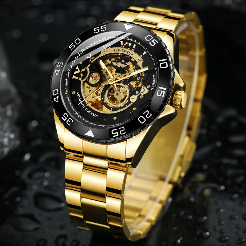 Победитель автоматические механические мужские наручные часы военные армейские
