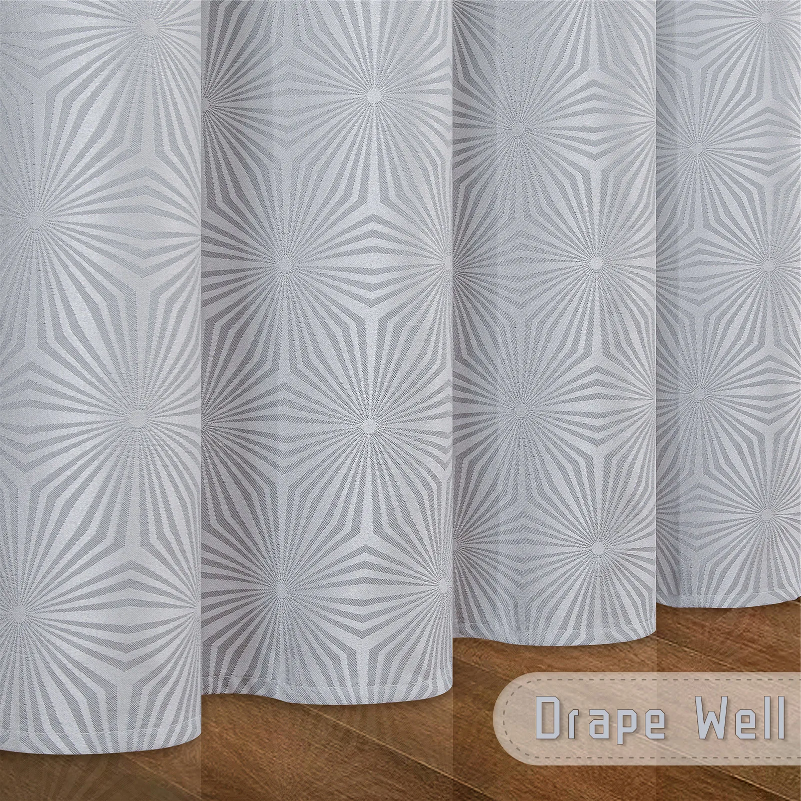 Шторы затемняющие жаккардовые 300x280 роскошные элегантные занавески на окна для