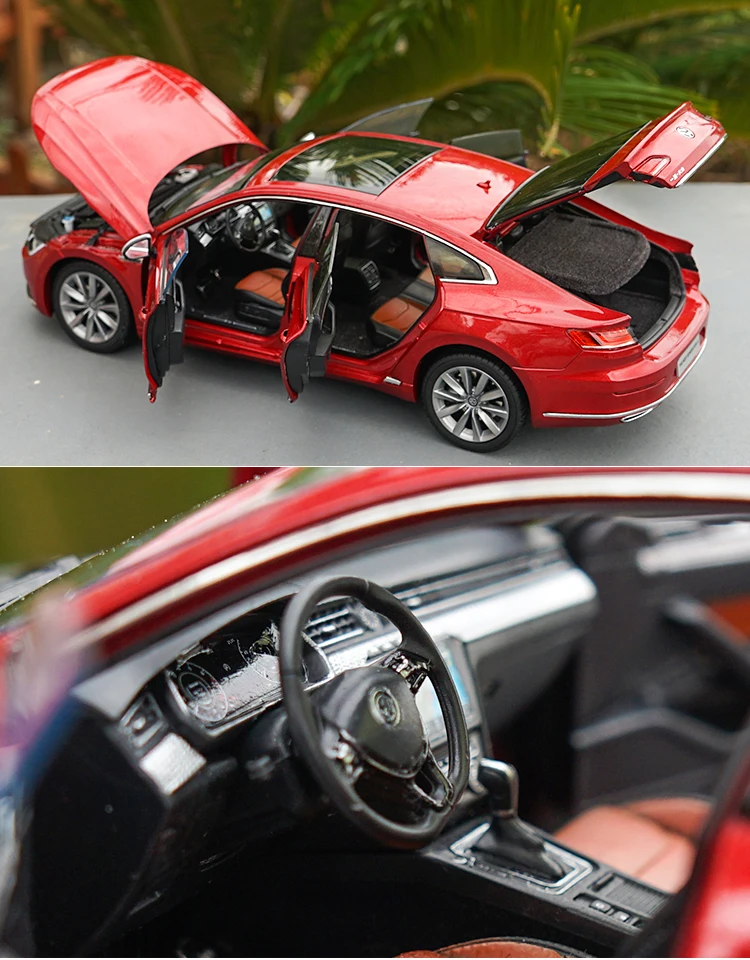 Высокое качество 1:18 VW CC модель сплава, имитация литого металла модель седана, изысканная коллекция подарков