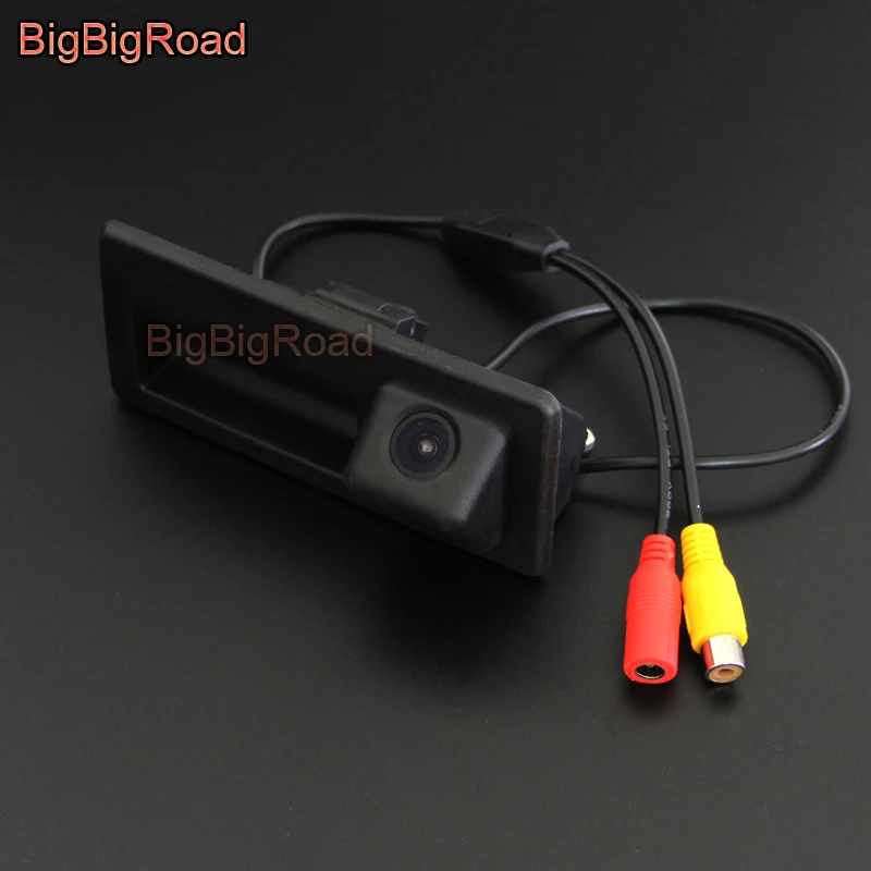 

BigBigRoad For Volkswagen Sharan Mk2 7N 2010-2018 / For SEAT Alhambra Car HD Rear View CCD Parking Track Handle Camera