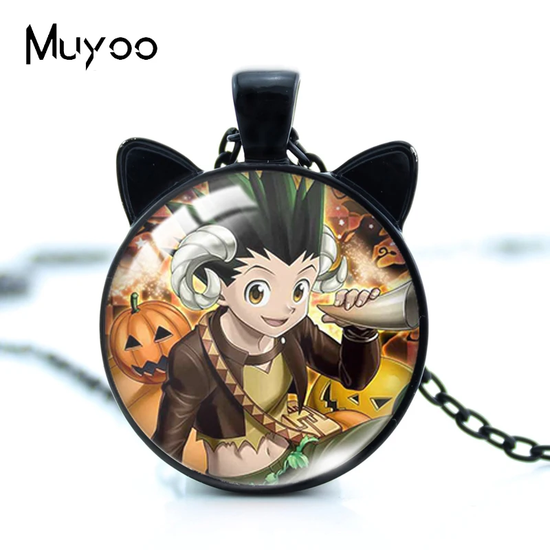 2021 новый HUNTER × Аниме Killua Gon персонажи ручной работы стеклянный купол круглый кот
