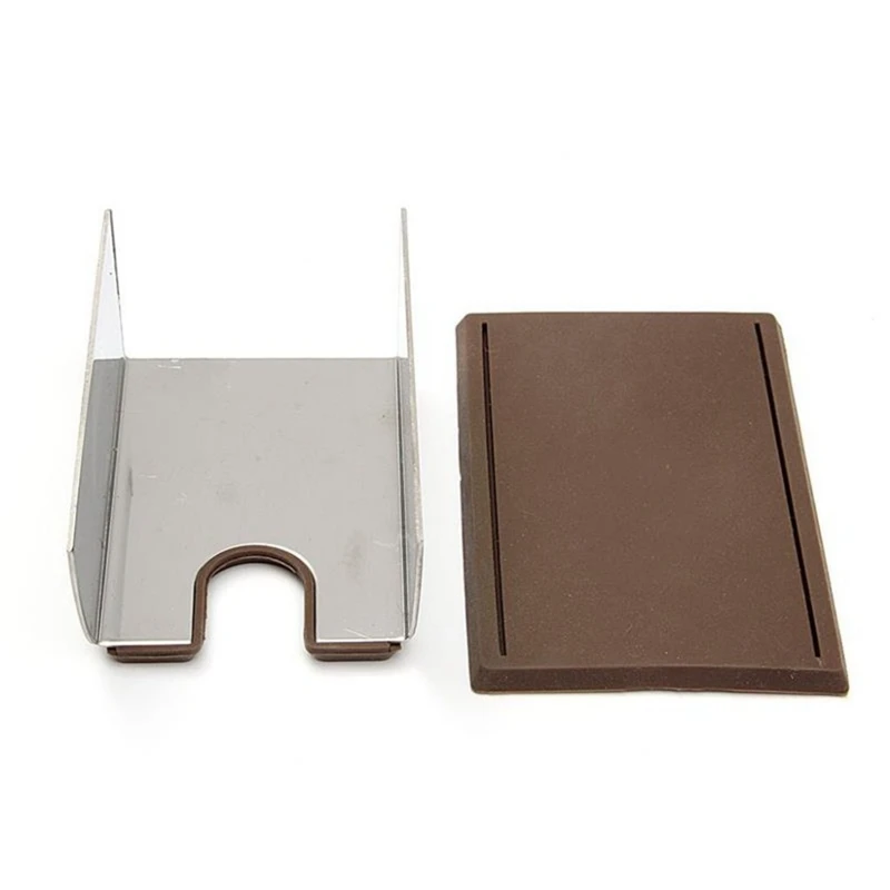 Прочный Нержавеющая сталь силиконовый эспрессо Кофе стойка для трамбовки