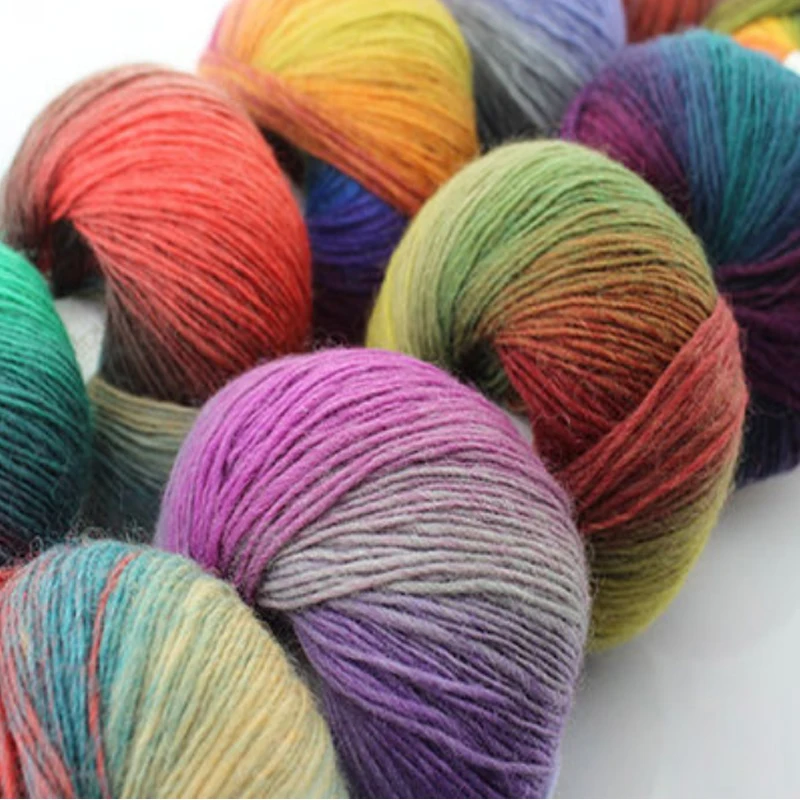 6 шариков * 50 г 100% австралийская шерсть 180 метров/мяч толстый трикотаж ручная вязка