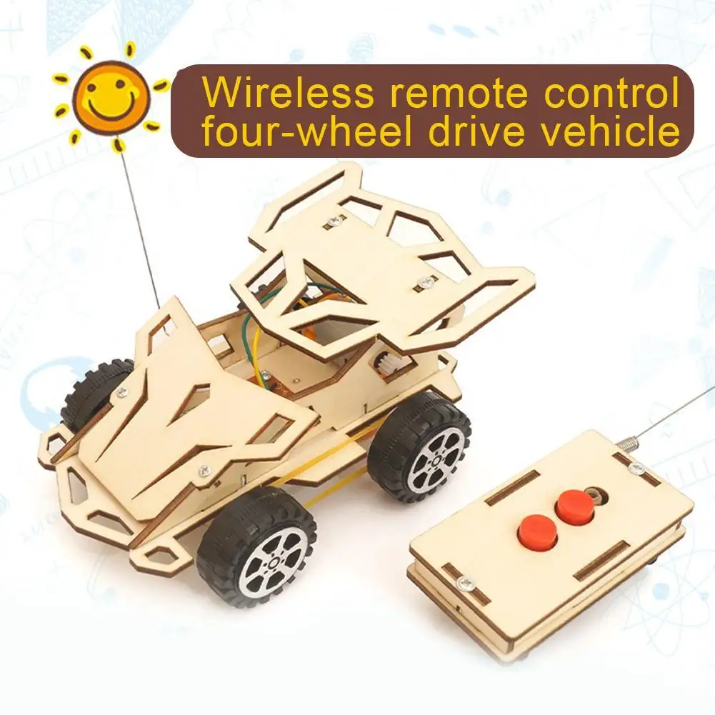 

Kids DIY Wireless RC Racing Car Model Scientific Experiment Kit Educational Toys Physics Science Toy