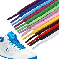mens and womens sports shoelaces color flat semicircular shoelace suitable for all shoes round laces 23 colors 1 pair