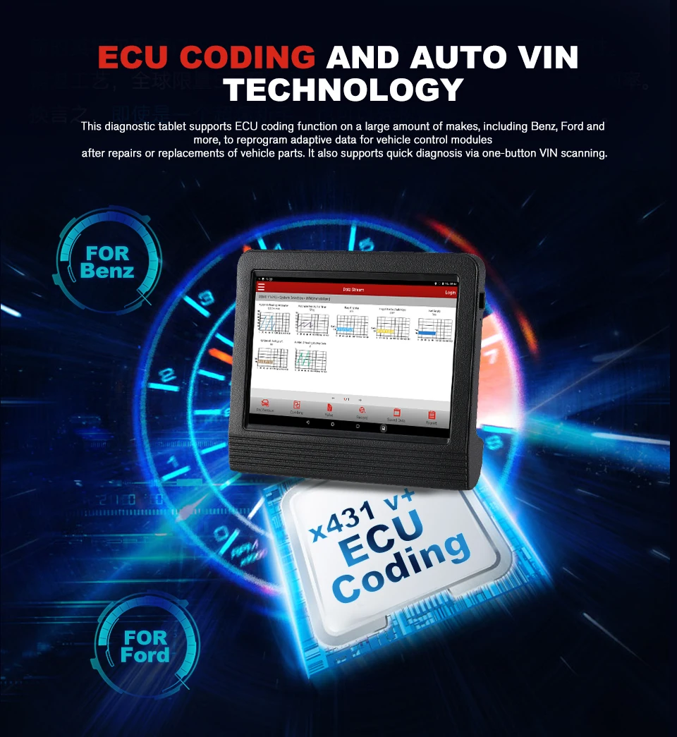 launch X431 V+ 10 дюймов планшет профессиональный автомобильный диагностический инструмент авто сканирующий коврик автомобильный сканер универсальный ECU кодирование