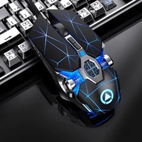 silent wired gaming mouse 3200dpi led backlit usb optical ergonomic gamer computer mouse for pc laptop games mice