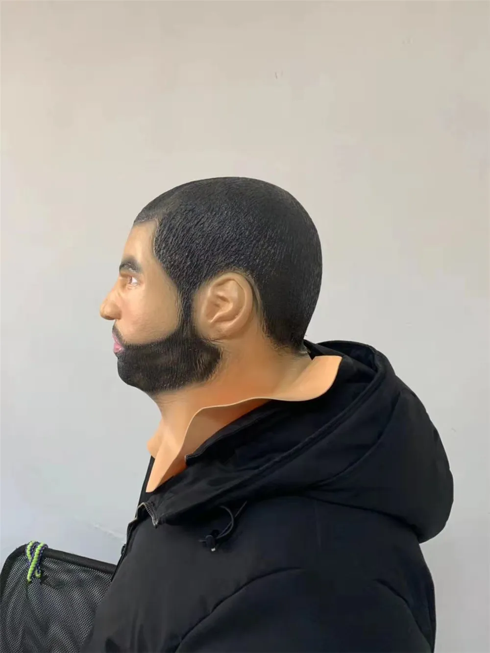 Маска для телосложения сильная мужская с бородой Косплей латексные Реалистичные