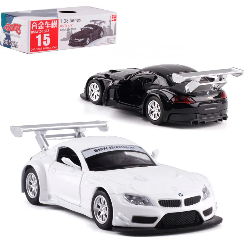 1:38 Z4 GT3 модель автомобиля из сплава с откидной крышкой литая металлическая
