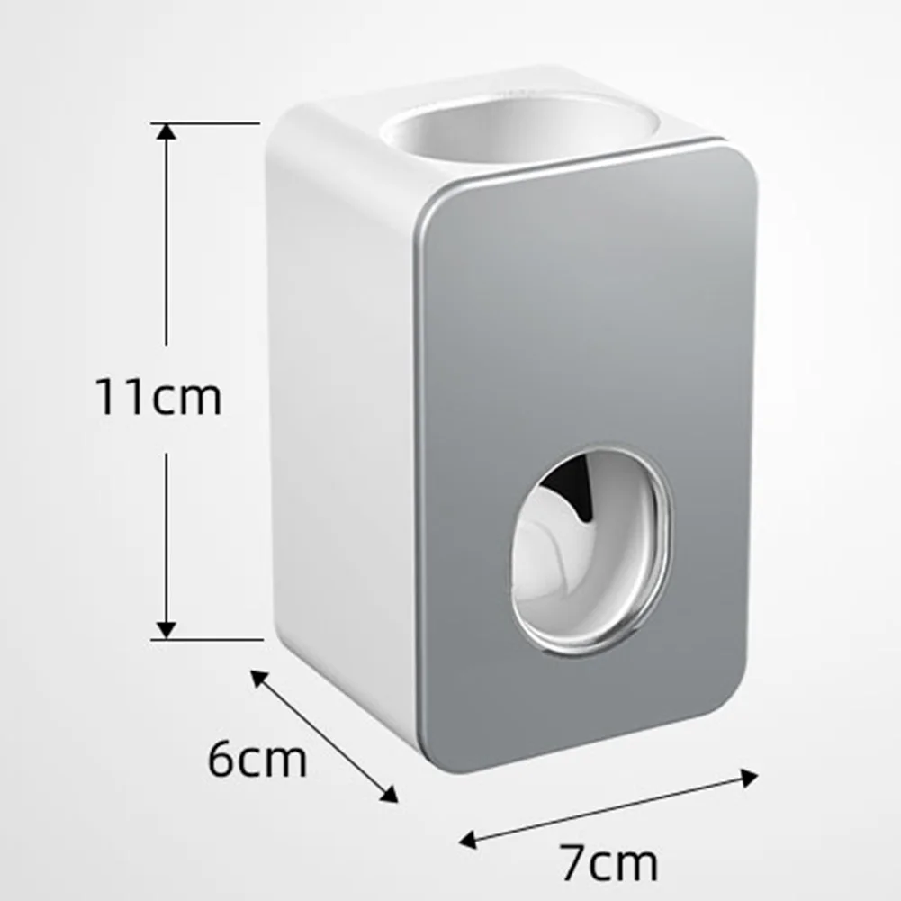 

Automatic Toothpaste Dispenser Bathroom Toothpaste Squeezer Dust-proof Toothbrush Holder Wall Mount Stand Bathroom Accessories