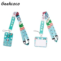 j2722 cartoon protect teeth strap necklace for keys lanyard for id card pass gym mobile phone usb badge for doctor