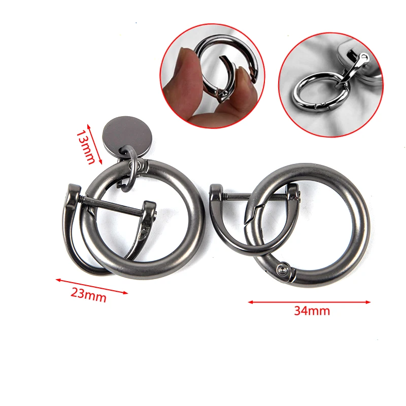 

Classic D Shape Metal Key Rings Horseshoe Key Holder Accessories Men Gift Car Keychain