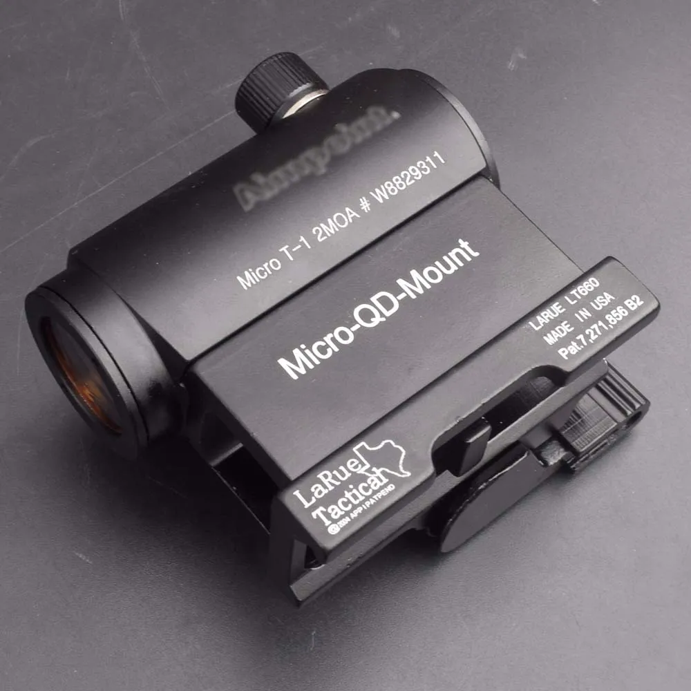 Оптический мини-коллиматор AimPoint T1 тактический прицел для охоты с красной точкой