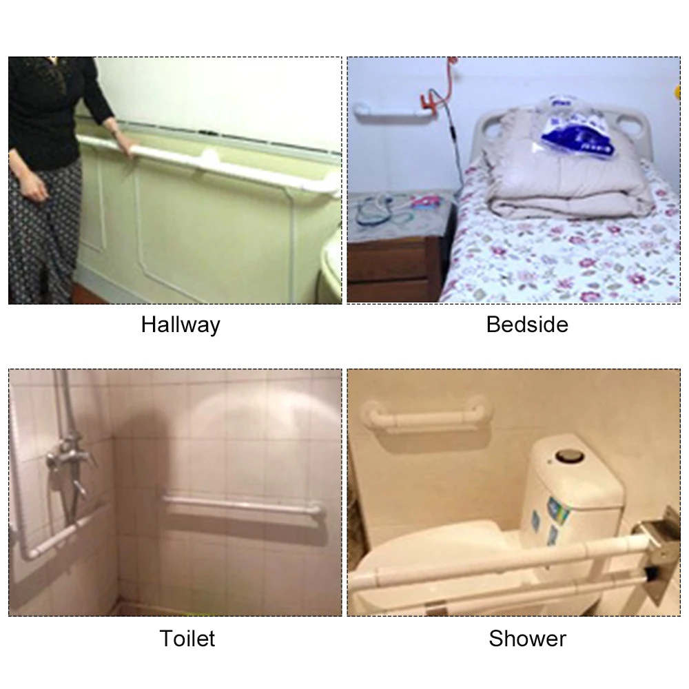 

35mm Handicap Grab Bar for Elderly Patients Shower Safety Rails Stainless Steel Non-slip Toilet Grab Bars with Luminous Ring