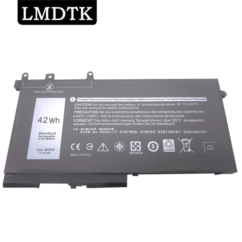 LMDTK New 3DDDG Laptop Battery For Dell Latitude 5280 5288 5480 5580 5490 5590 5491 5591 5495 5488 M3520 M3530 Series 11.4V 42WH