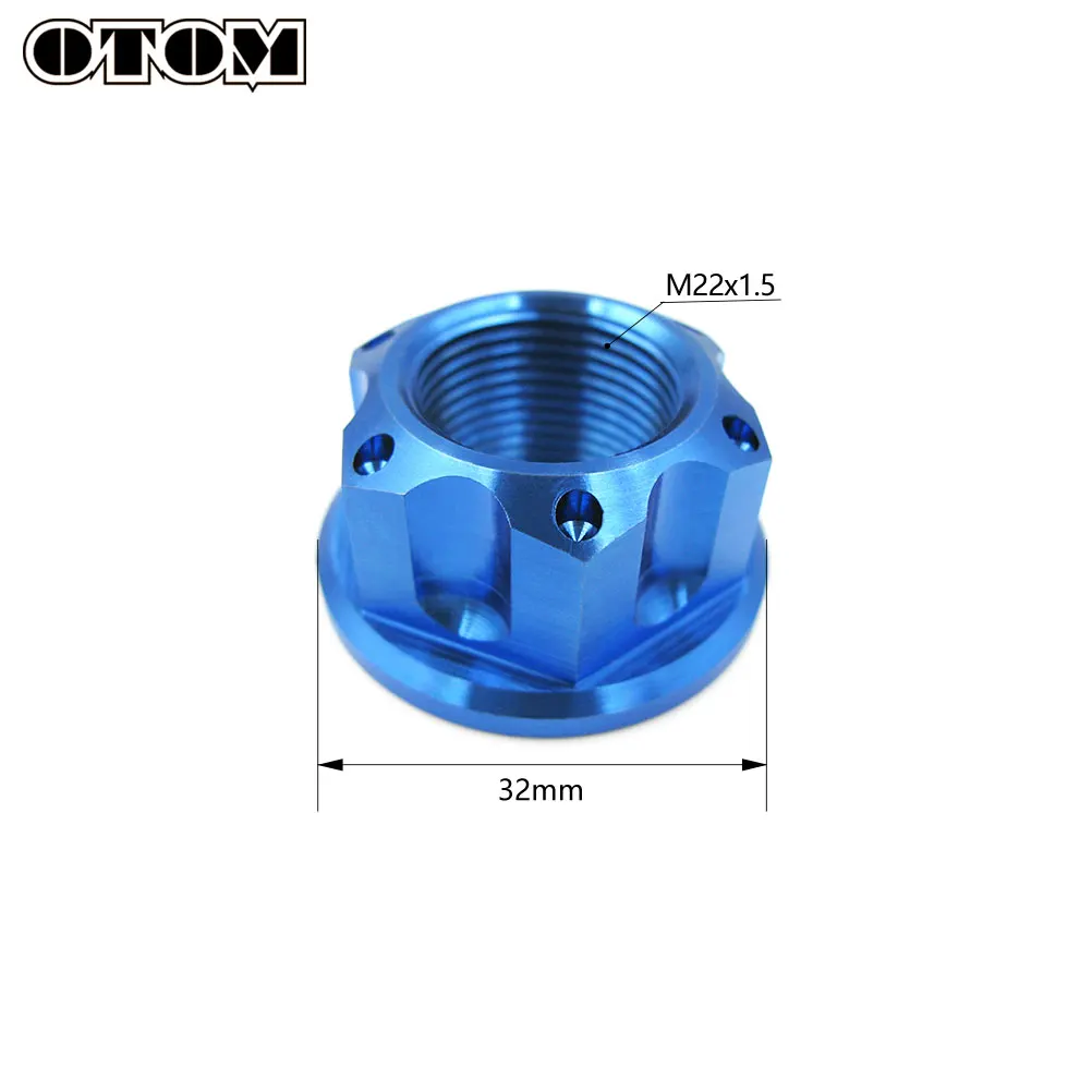 OTOM мотоциклетная задняя осевая гайка из титанового сплава колесные винтовые