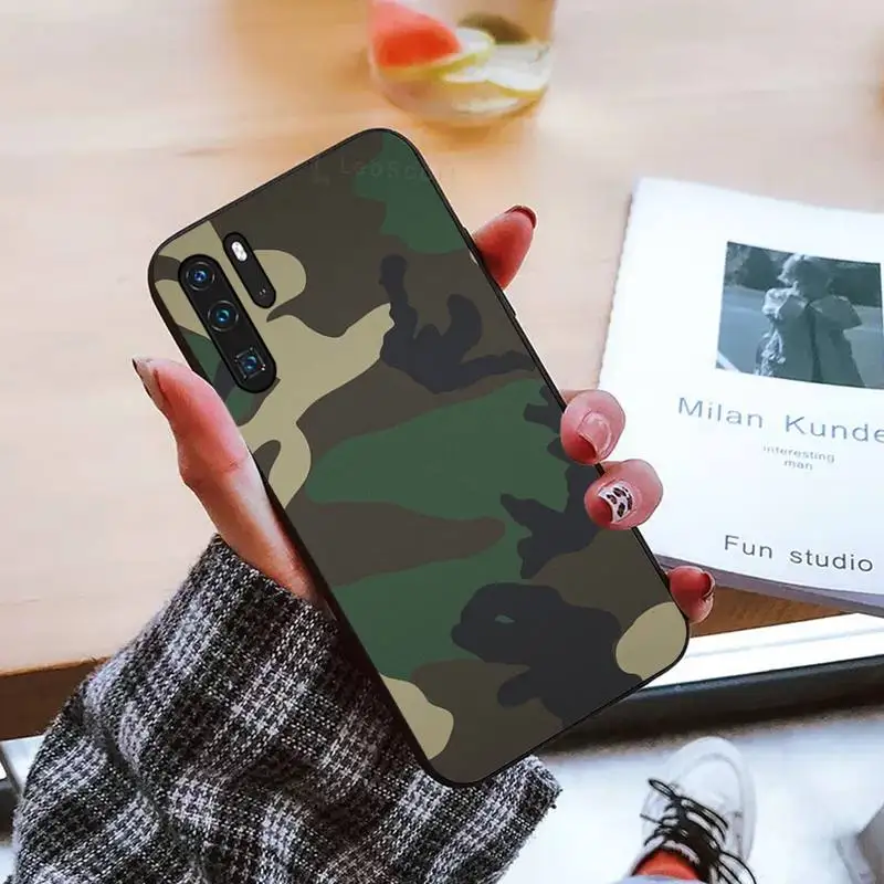 

Camouflage stripes military uniform Phone Case For Huawei honor Mate P 9 10 20 30 40 Pro 10i 7 8 a x Lite nova 5t