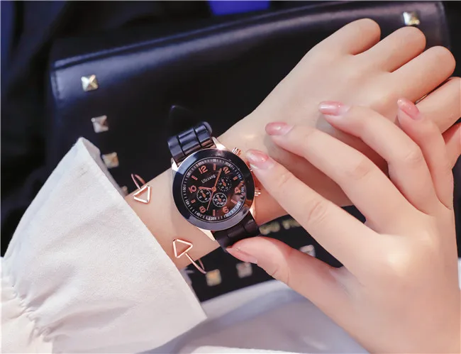 2021 hot sales geneva brand silicone women watch ladies fashion dress quartz wristwatch female watch montre relogio feminino free global shipping