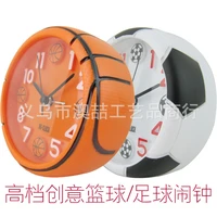 basketball football shape sport fashion creative gift alarm clock 3d stereo digital scale