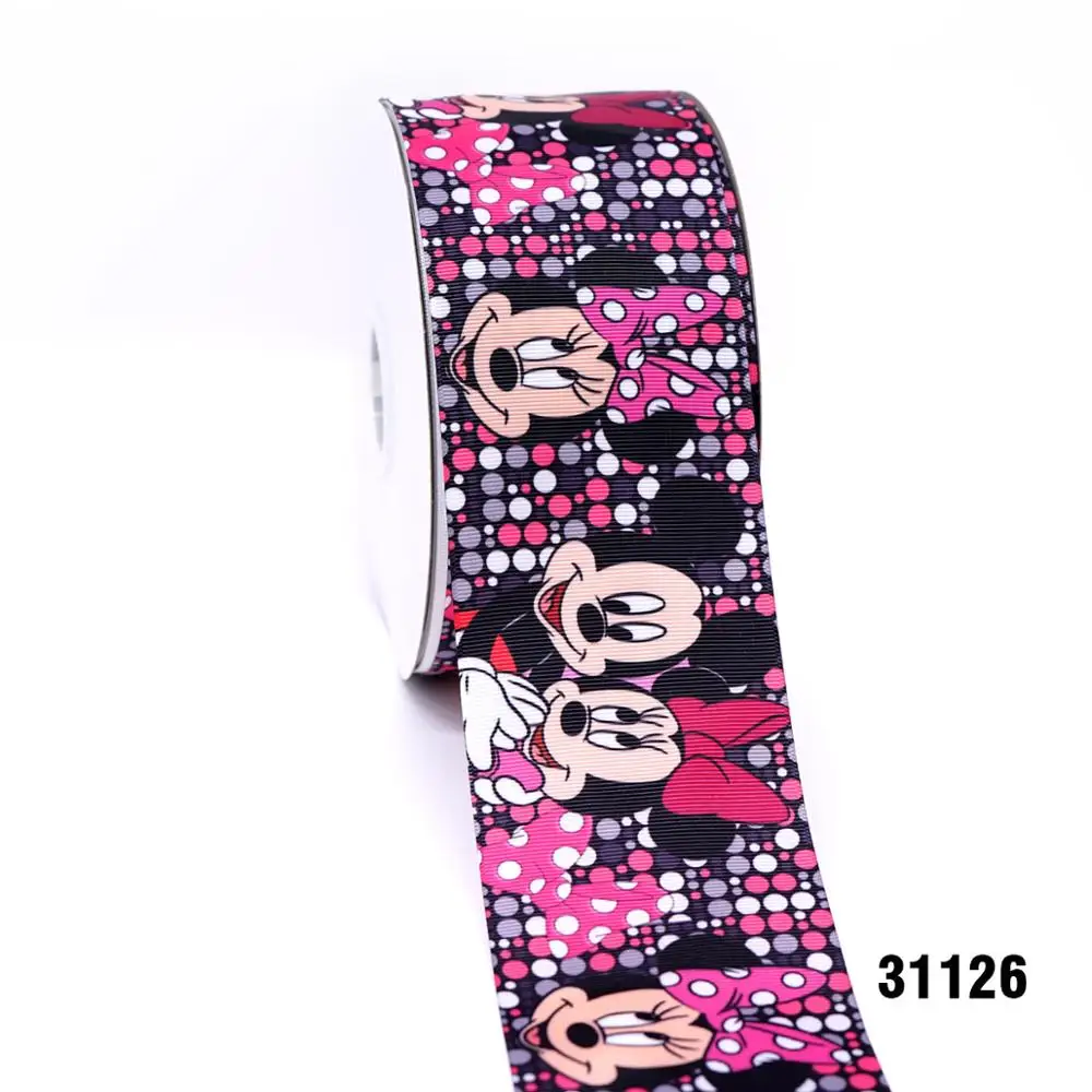 31226 50 ярдов мультфильм напечатанный grosgrain ленты 30885 - Цвет: 31226