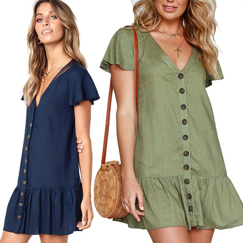 Женский плиссированный сарафан с рюшами женское летнее платье 2020 сексуальное