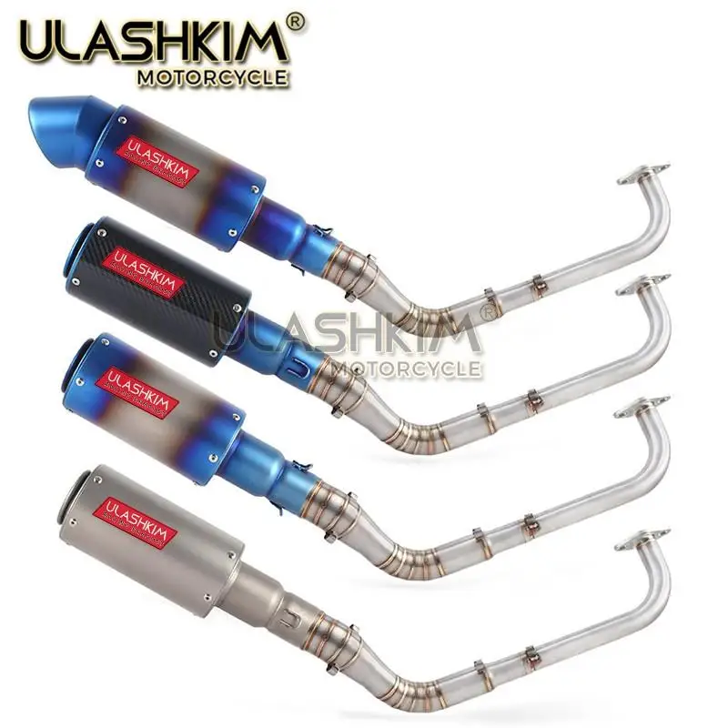 Модифицированная Передняя средняя труба скутер глушитель Escape полная система