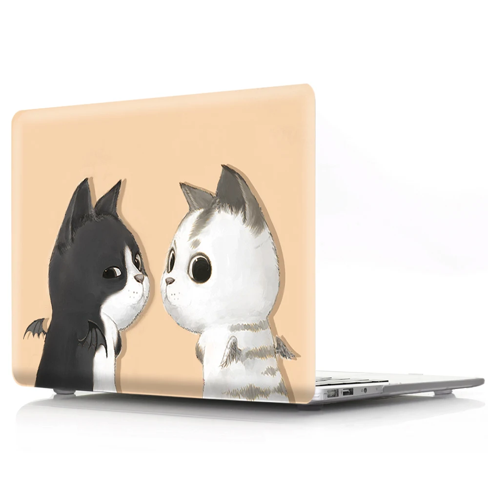 Новый чехол с милым мультяшным котом для Macbook Pro 13 15 CD ROM A1278 A1286 ноутбука из