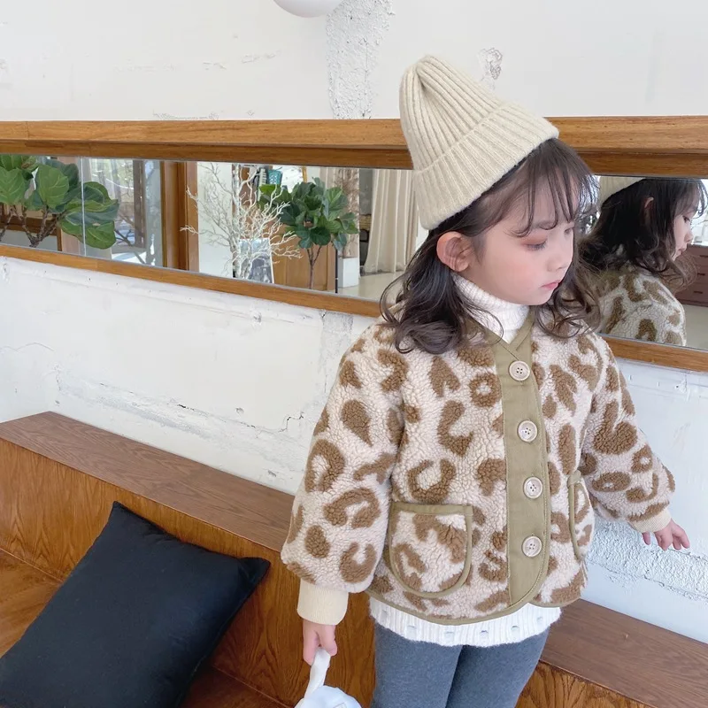 Новое поступление зимнее Детское пальто в Корейском стиле модная утолщенная