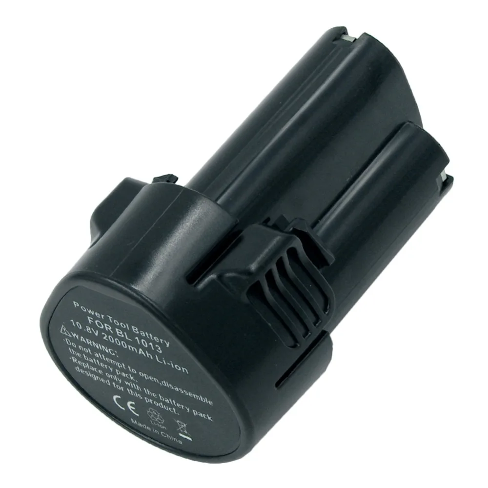 10,8 Вольт/12 В 2.0Ah литий-ионный аккумулятор для Makita 2000 мАч BL1013 BL1014 CL100DW CL100DZ CL102DZX LCT203W