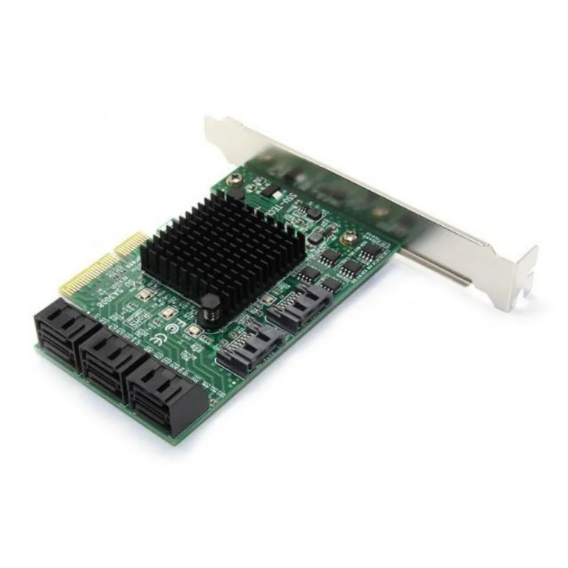 PCIe Card To SATA3.0 Expansion 8 Port High Speed 6Gbps Computer Adapter |