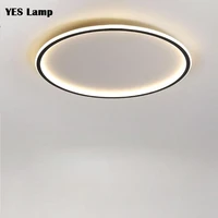 led ceiling light round square indoor home decor lamp bedroom living room surface mount dimmable lighting fixture remote control