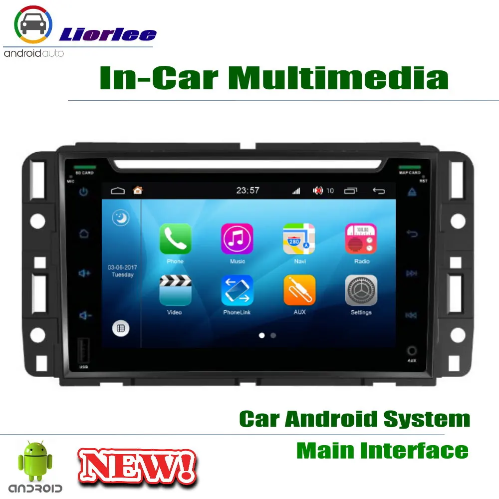 Автомобильная Android система 8 Core A53 процессор IPS ЖК-экран для Chevrolet Suburban 2007 ~ 2012 Радио